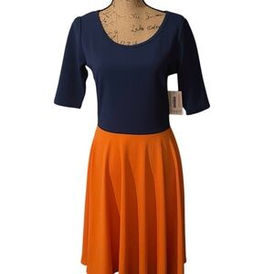 LuLaRoe‎ Color Block Nicole Dress